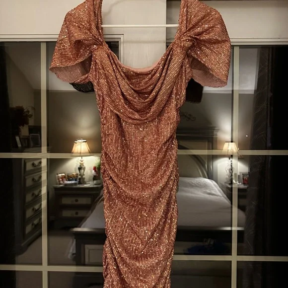 HELLO MOLLY Sparkly pink dress - Picture 3 of 4